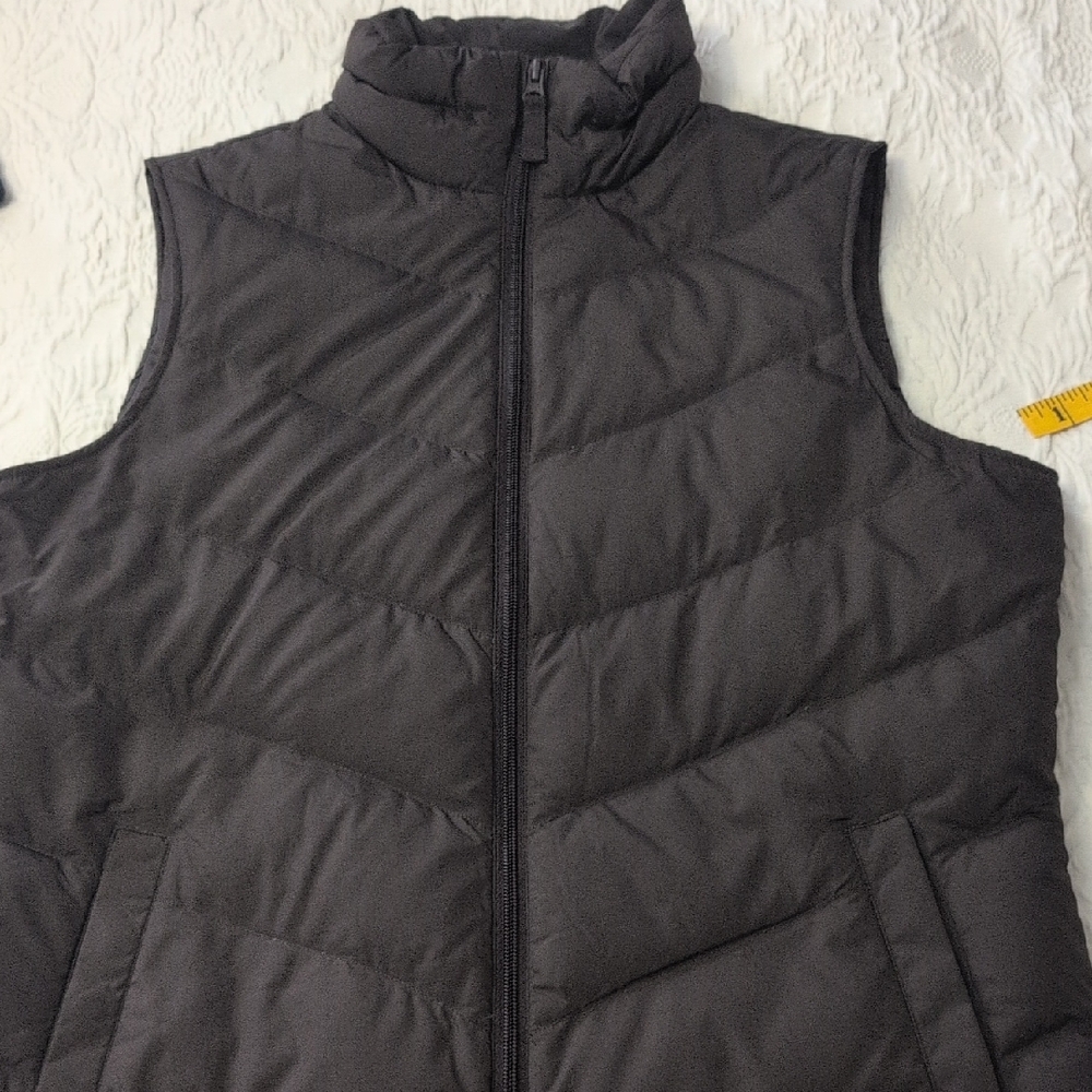 Lands' End Brown Puffer Vest
